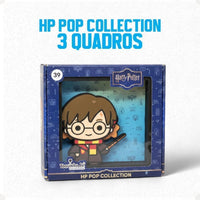 Conjunto de Quadros Harry Potter Pop Collection – 3 Peças