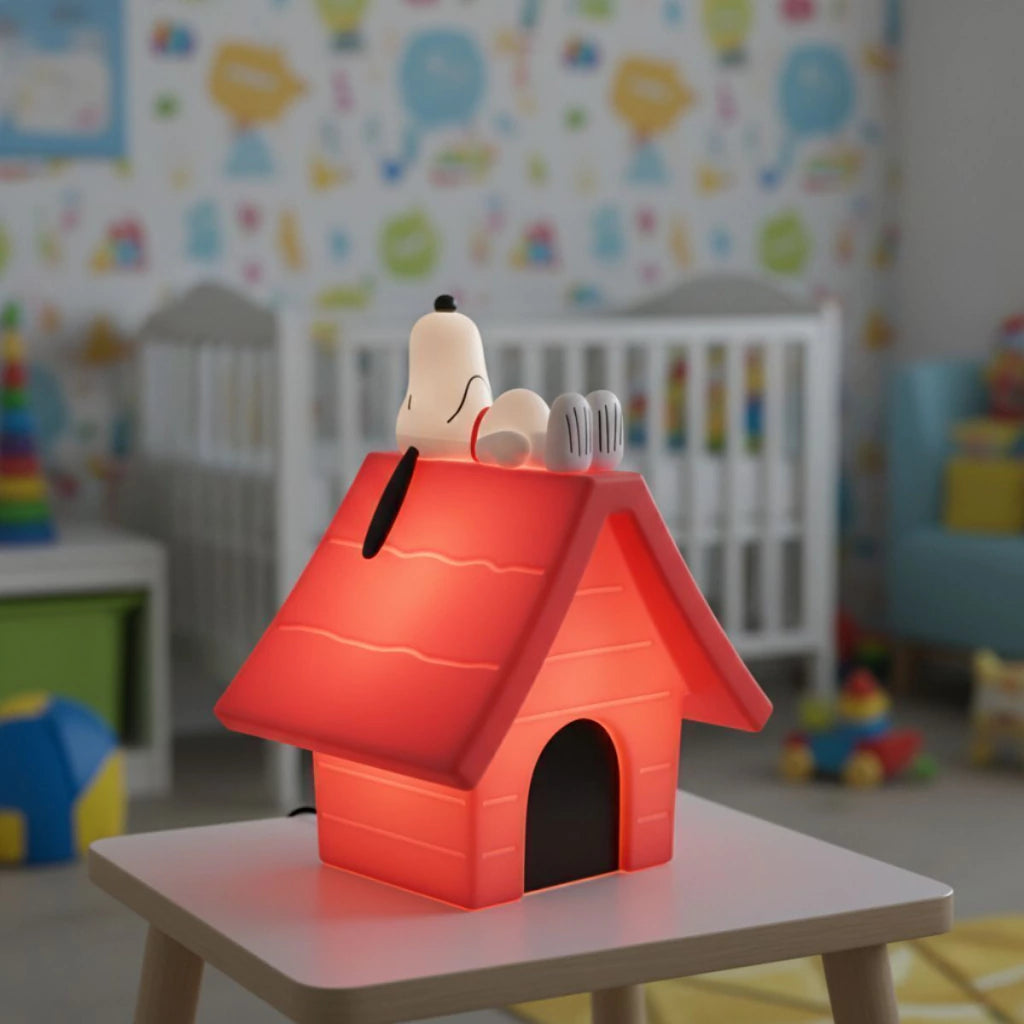 Luminária Casinha Snoopy Vermelha