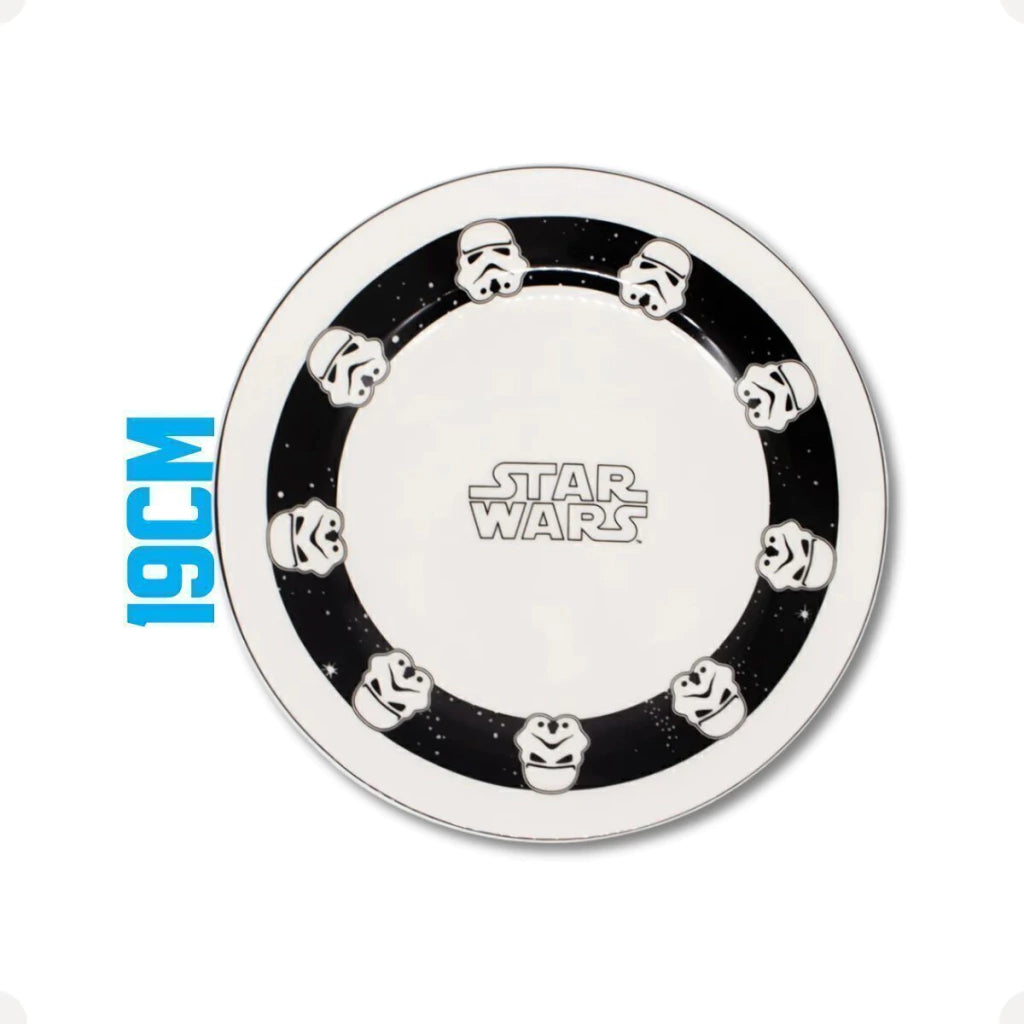 Conjunto Breakfast Star Wars em Cerâmica com Caneca, Bowl e Prato