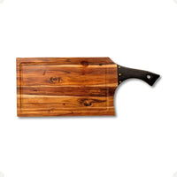 Tábua Cutelo para Churrasco com Cabo – 44 x 24 cm
