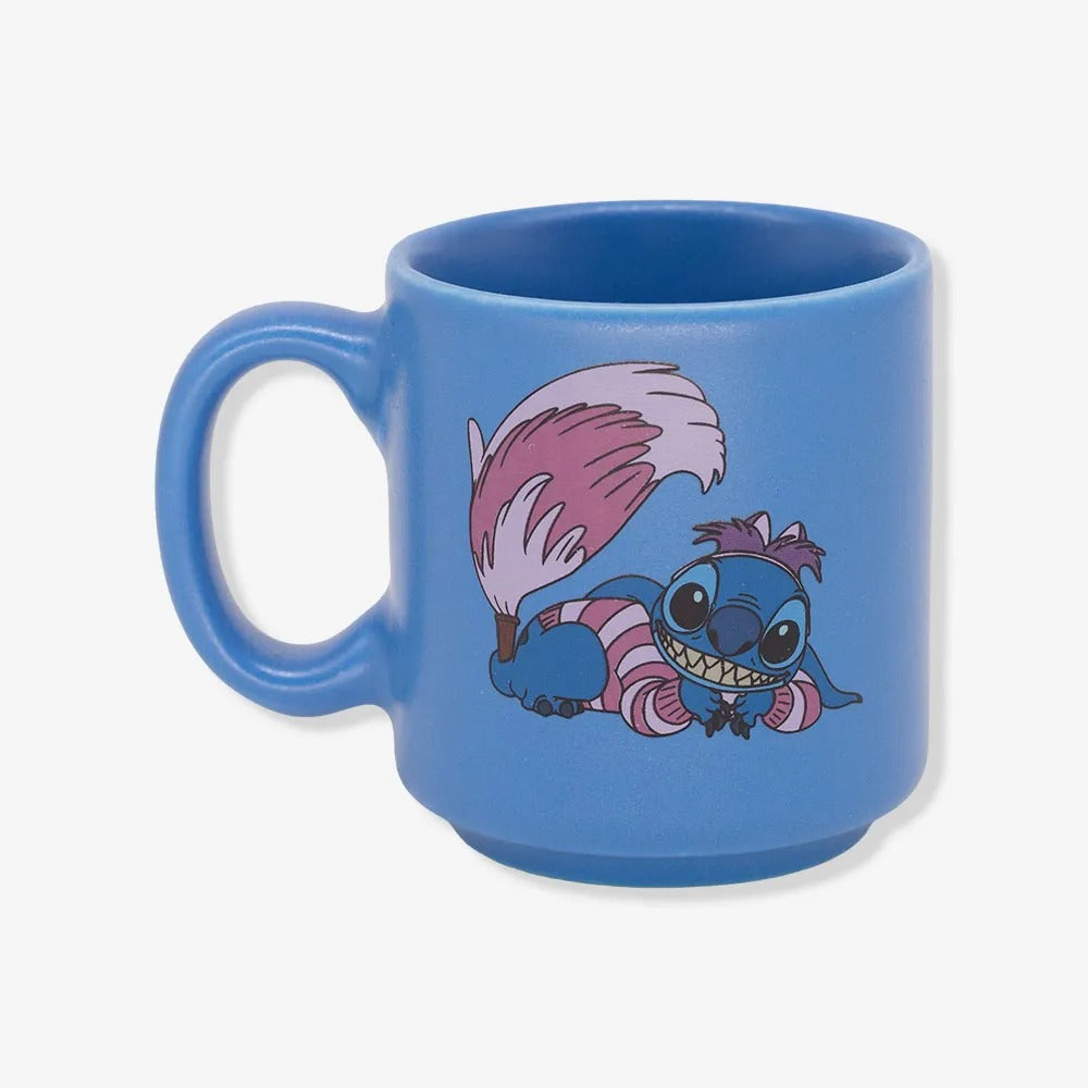 Caneca Mini Tina Cerâmica 100ml Stitch Risonho