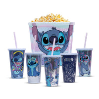 Kit Cinema Balde E Copo Com Canudo Sortido Stitch