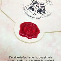 Caderno de Anotações Carta Hogwarts – 20 x 15 cm