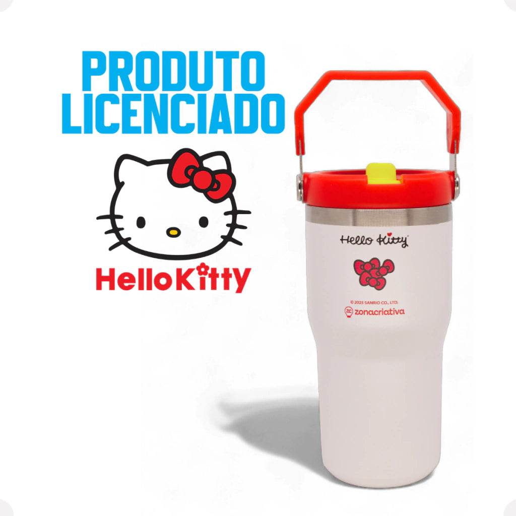 Copo Térmico Tumbler Hanger Hello Kitty – 650 ml