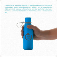Garrafa Plástica Squeeze Stitch com Tampa Abre Fácil – 530 ml (Sortida)