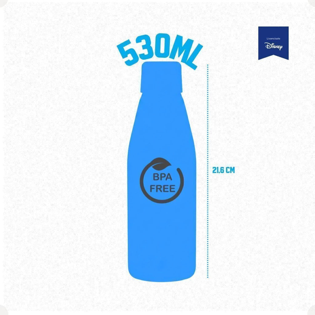 Garrafa Plástica Squeeze Stitch com Tampa Abre Fácil – 530 ml (Sortida)