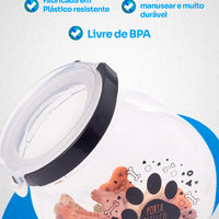 Porta-Petiscos 1,5 L com Tampa Vedada