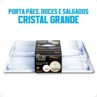 Porta-Pães em Acrílico para Doces e Salgados – 33 x 13 cm