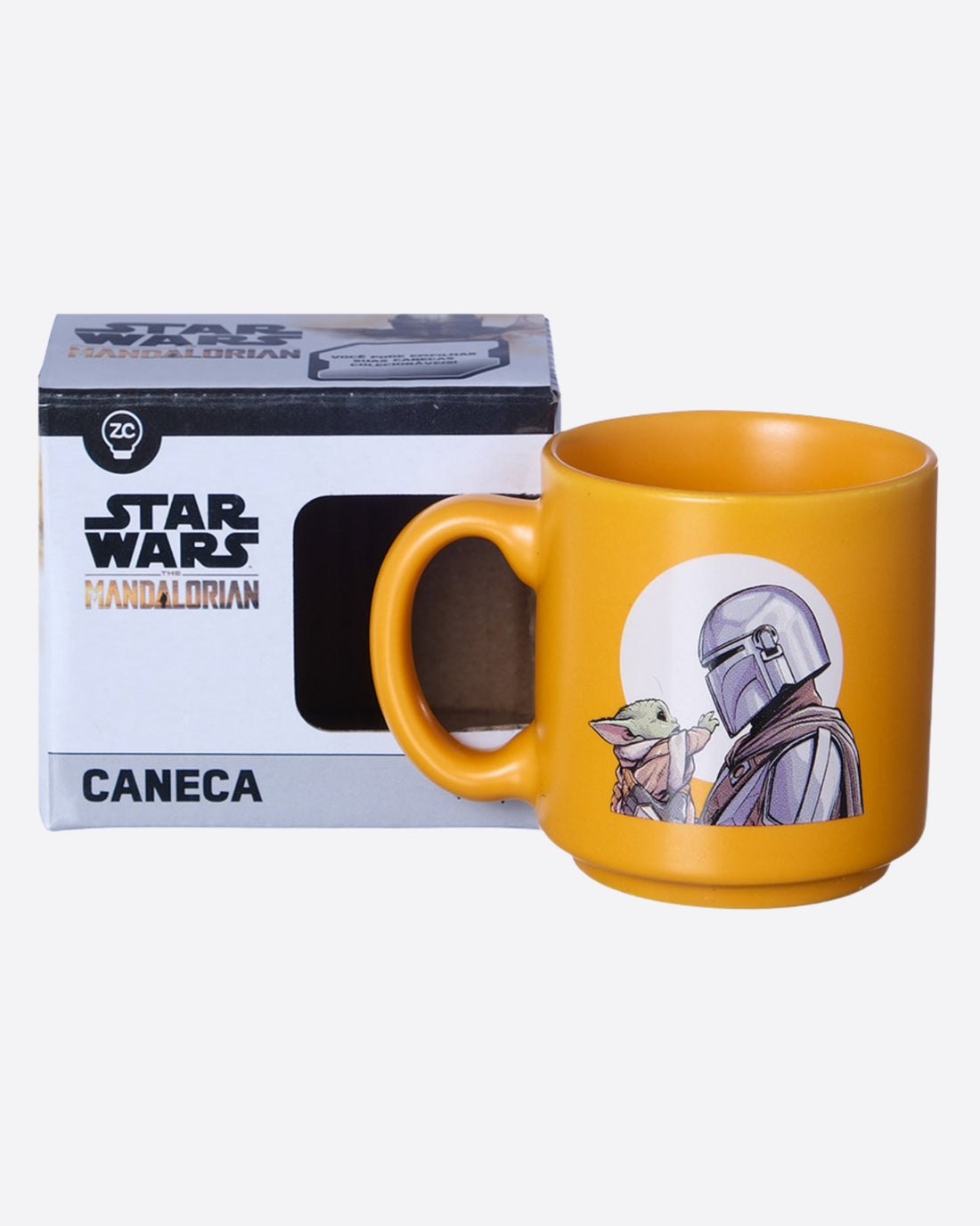 Caneca Mini Tina Cerâmica 100ml Mandalorian