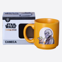 Caneca Mini Tina Cerâmica 100ml Mandalorian