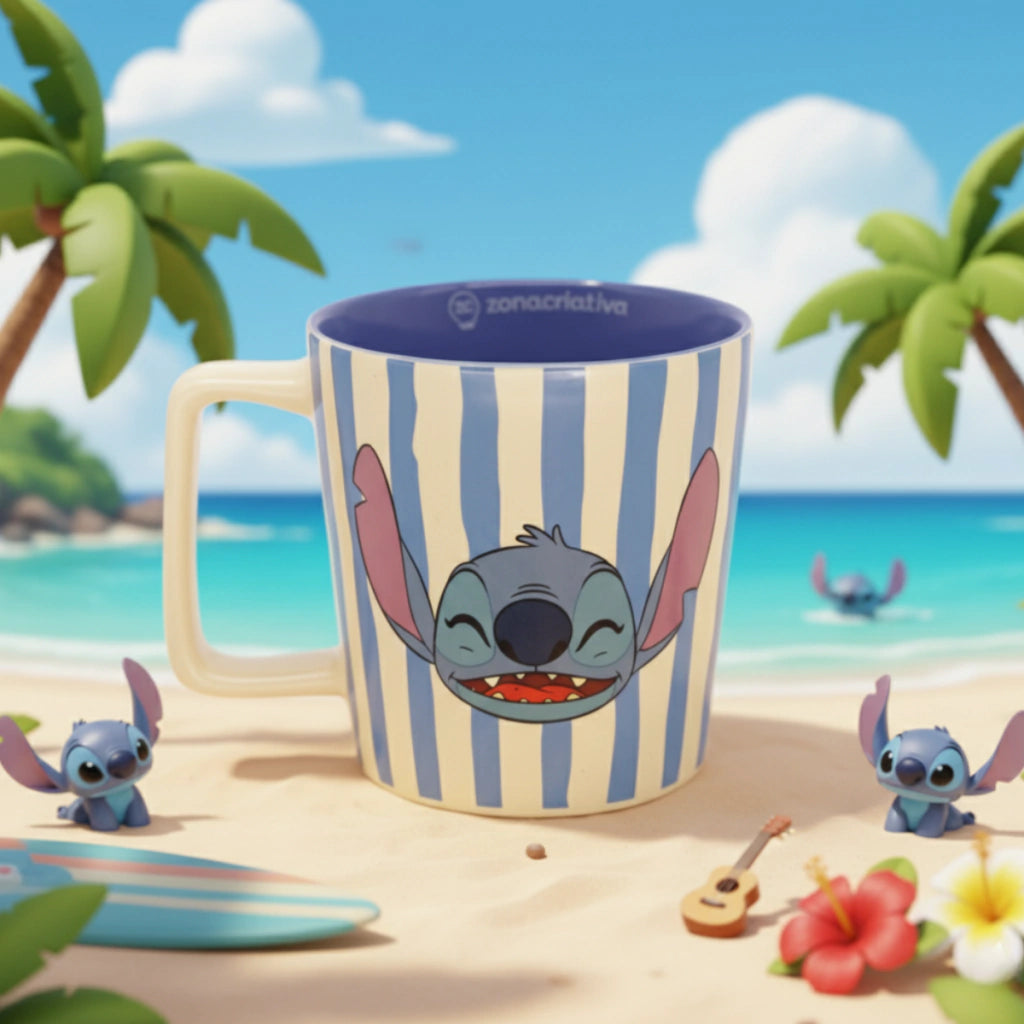 Caneca Buck Stitch Listrada – 400 ml