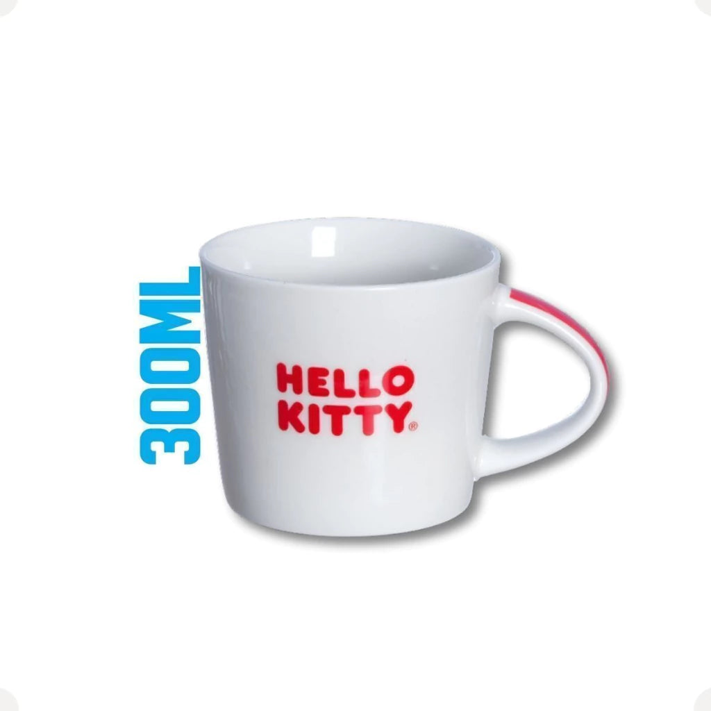 Conjunto Breakfast Hello Kitty em Cerâmica com Caneca, Bowl e Prato