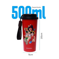 Copo Térmico One Piece em Aço Inox com Tampa – 500 ml