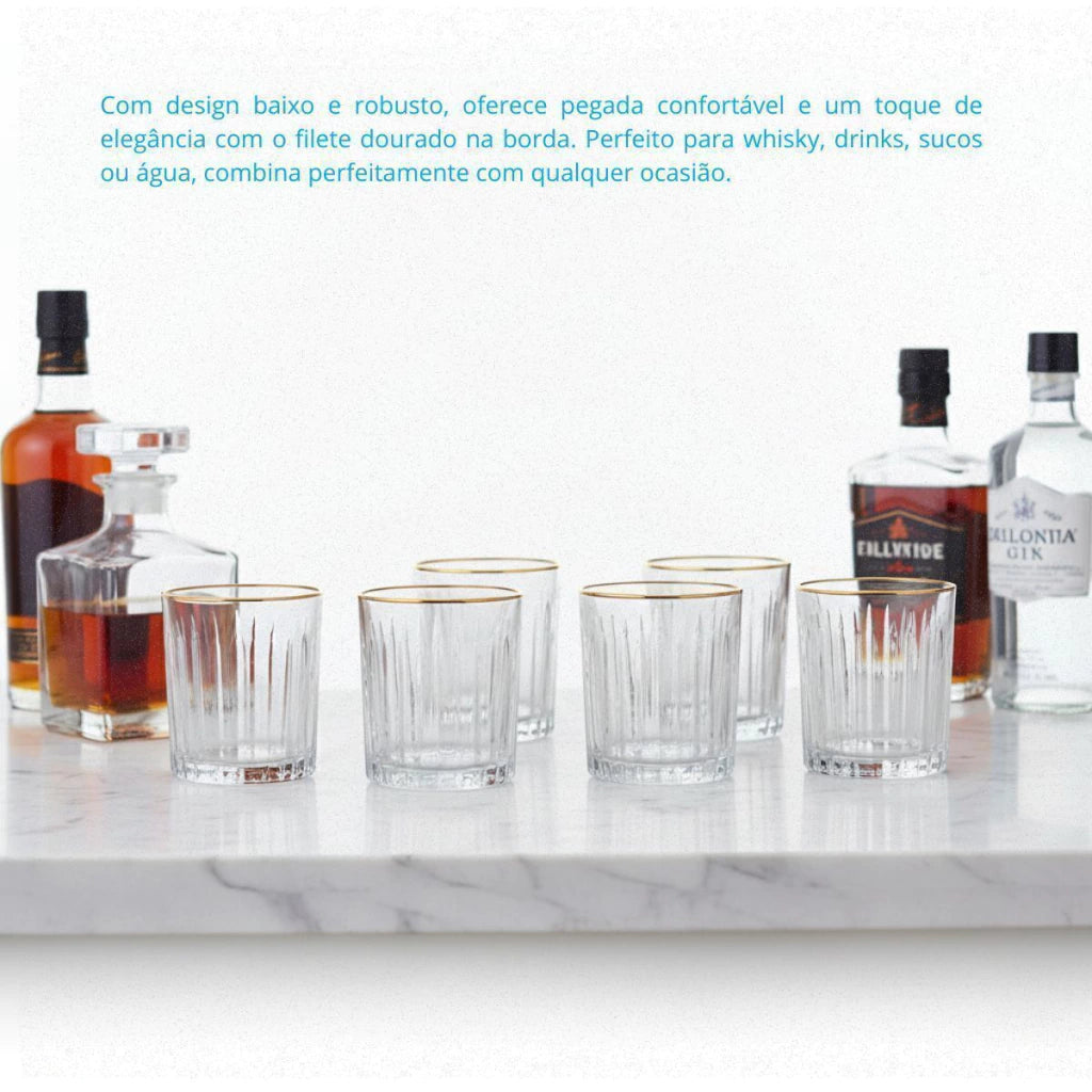 Jogo de 6 Copos Egeu Hauskraft – 330 ml