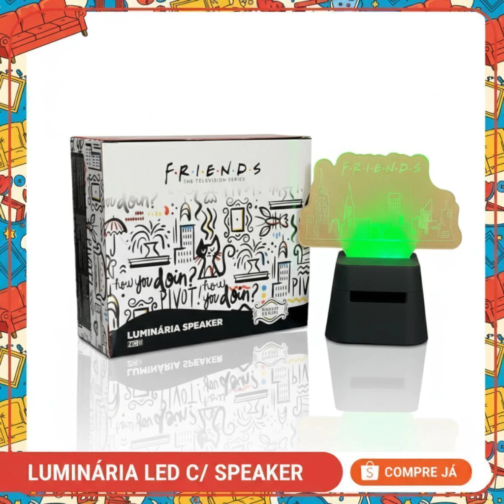 Luminária Decorativa Speaker Friends City