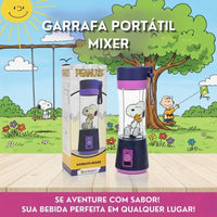 Garrafa Mixer Snoopy Bloom – 300 ml