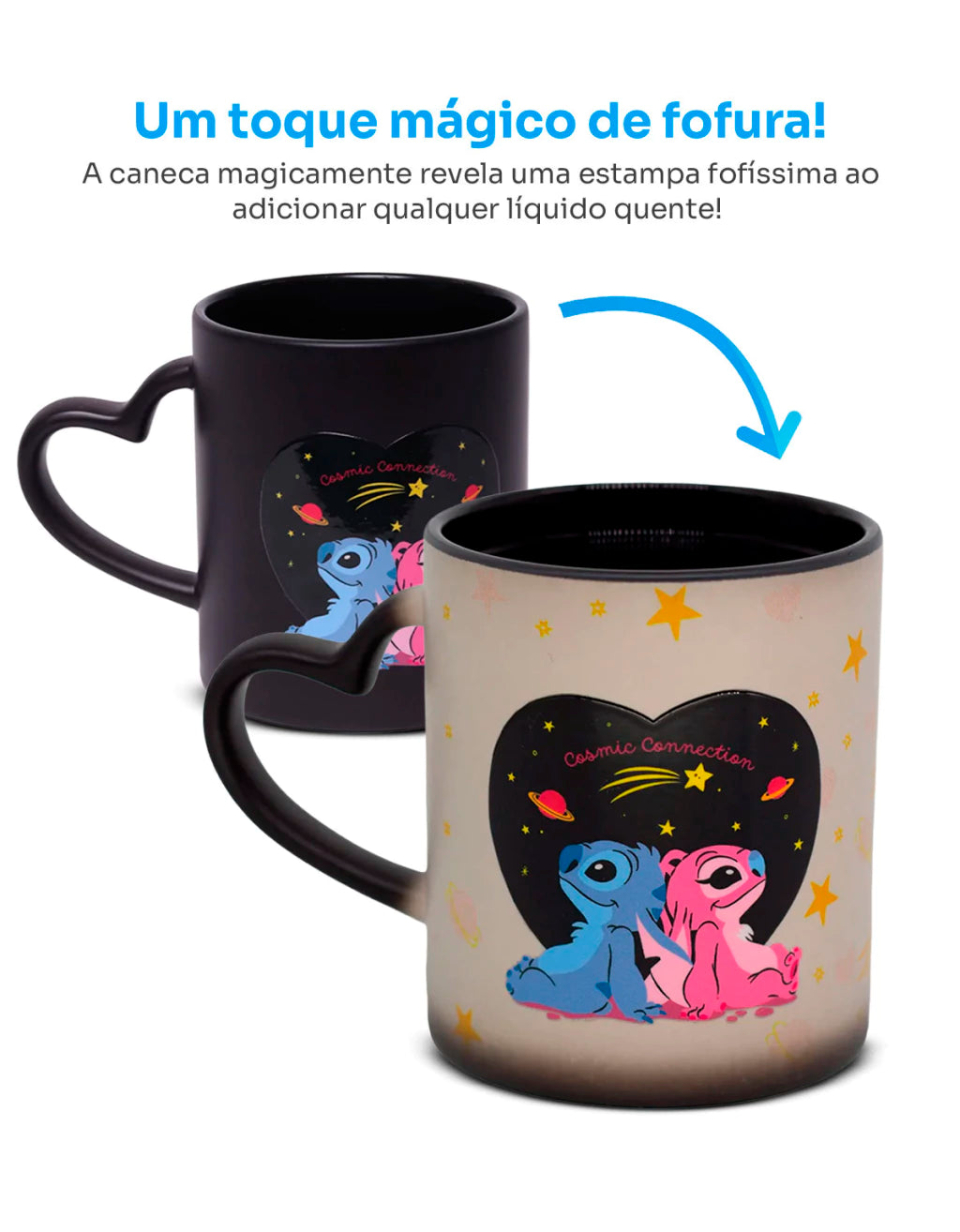 Caneca Magic Stitch e Angel Namorados – 350 ml