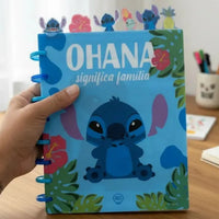 Caderno de Anotações com Divisória 21x16cm 100fls Stitch