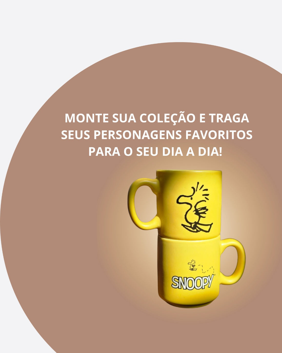 Caneca Mini Tina Cerâmica 100ml Woodstock