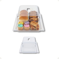 Porta-Pães em Acrílico para Doces e Salgados – 22,5 x 9,5 cm