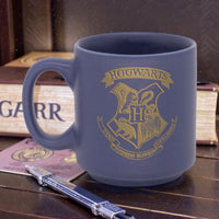 Caneca Mini Tina Cerâmica 100ml Brasão Hogwarts