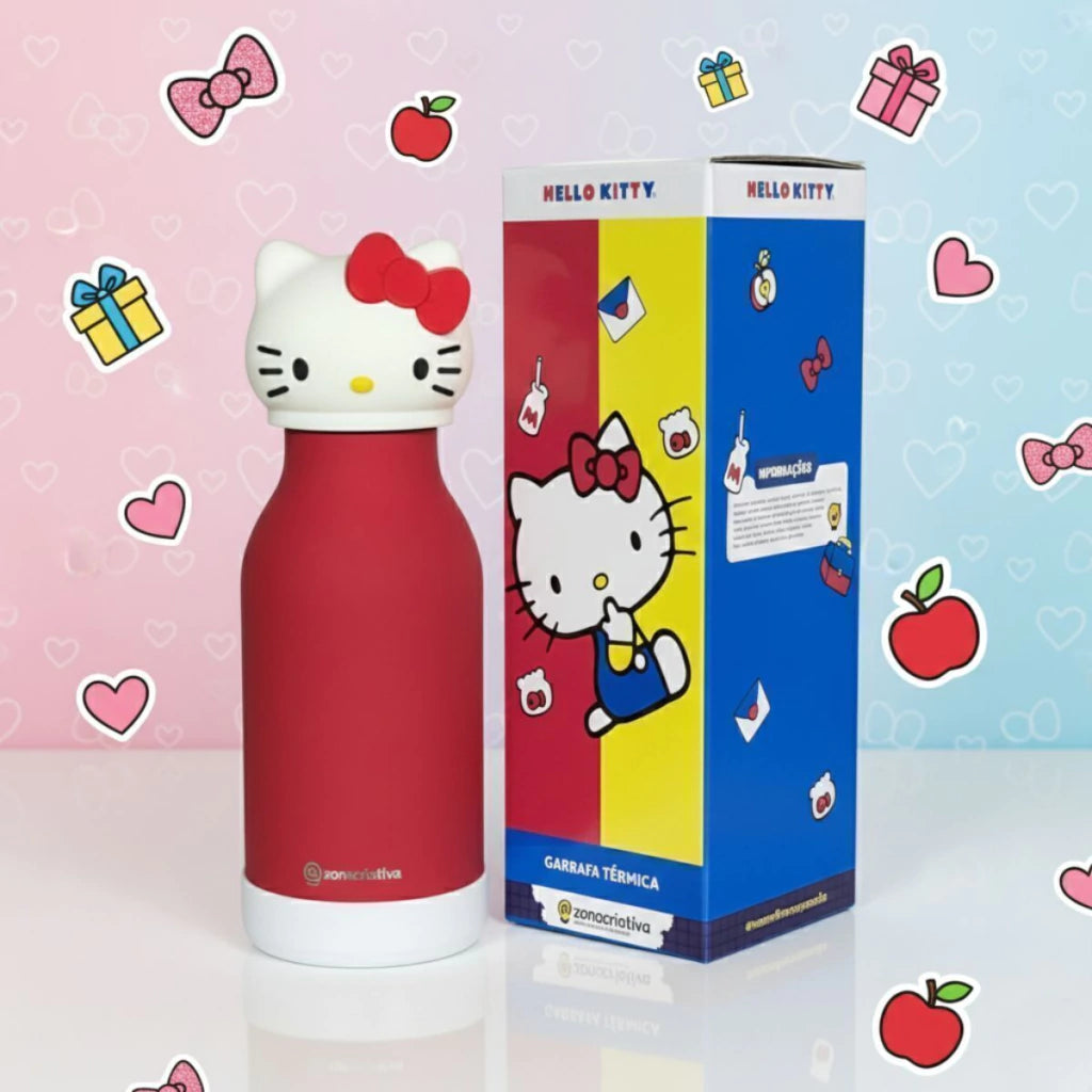 Garrafa Térmica Funny Hello Kitty – 500 ml