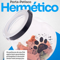 Porta-Petiscos 1,5 L com Tampa Vedada