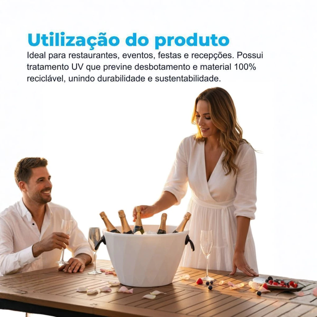 Champanheira Branca – Tamanho G