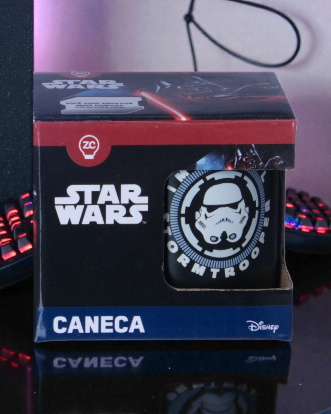Caneca Mini Tina Cerâmica 100ml Stormtrooper