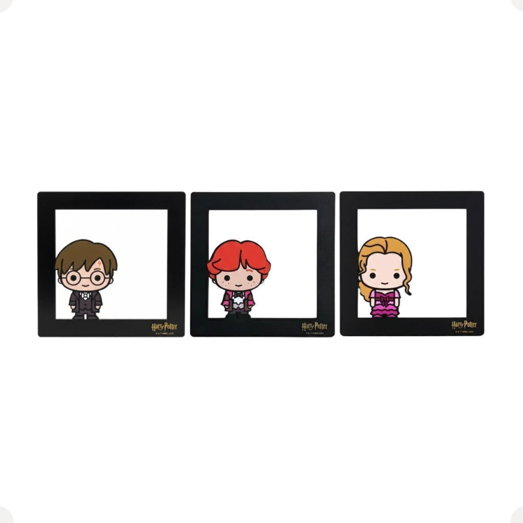 Conjunto de Quadros Harry Potter Pop Collection – 3 Peças