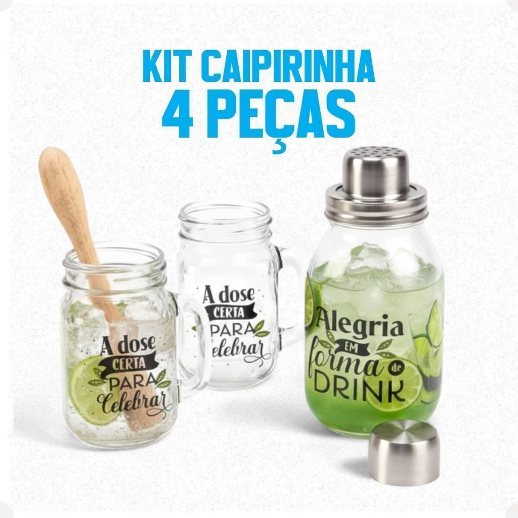Combo de Caipirinha Hauskraft – 4 Peças
