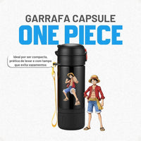 Garrafa Térmica Capsule com Canudo e Alça One Piece – 450 ml