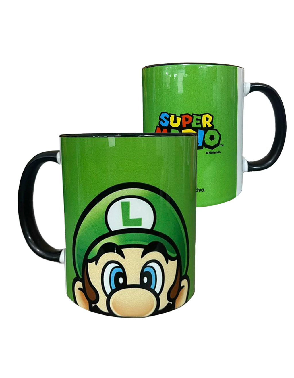 Caneca Pop Super Luigi Face em Cerâmica – 350 ml