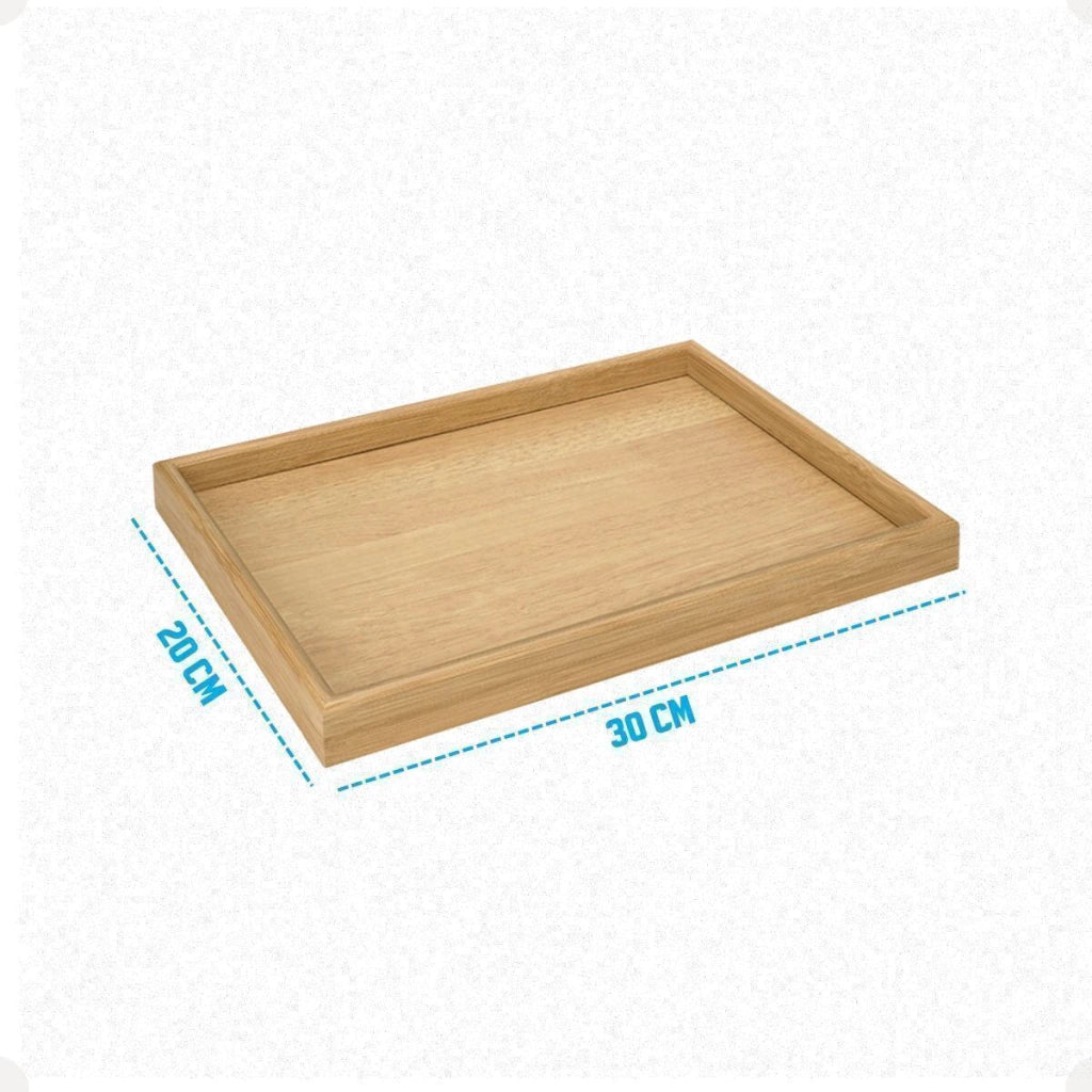 Bandeja para Servir em Bambu 20 x 30 cm – Western Home