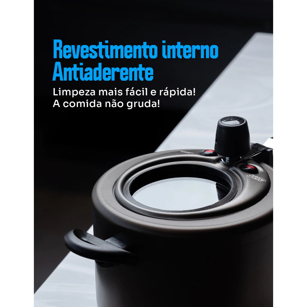 Panela de Pressão MTA 4,5 L Antiaderente em Alumínio – Grafite