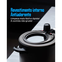 Panela de Pressão MTA 4,5 L Antiaderente em Alumínio – Grafite