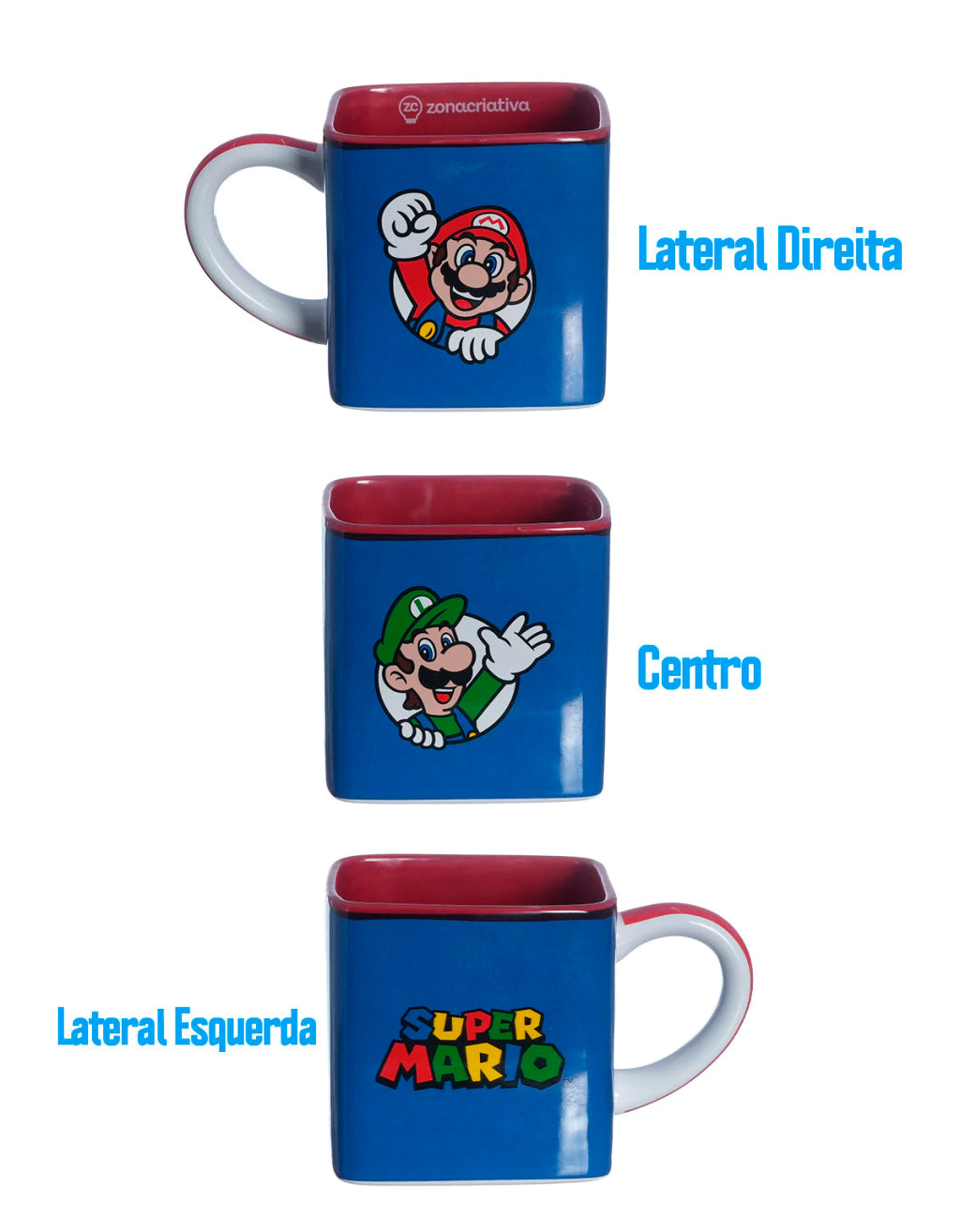 Caneca Cubo Super Mario – 300 ml