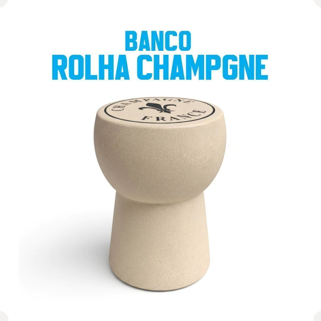 Banco Rolha de Champagne em Cortiça
