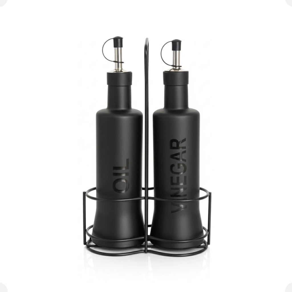 Galheteiro Nero em Vidro Hauskraft – 3 Peças 300 ml