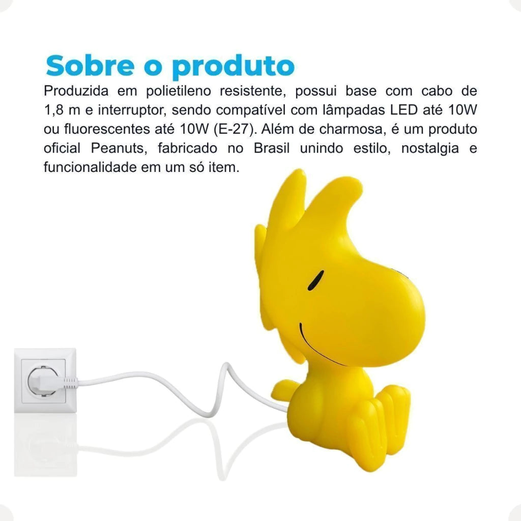 Luminária Woodstock Snoopy