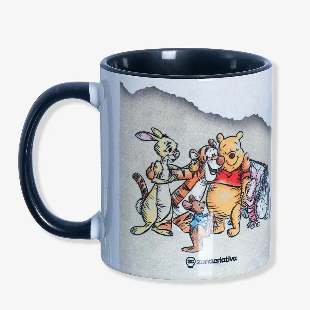 Caneca Pop Ceramica 350ml Pooh Frase