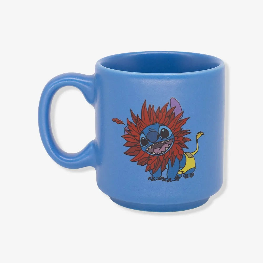 Caneca Mini Tina Cerâmica 100ml Stitch Rei Leão