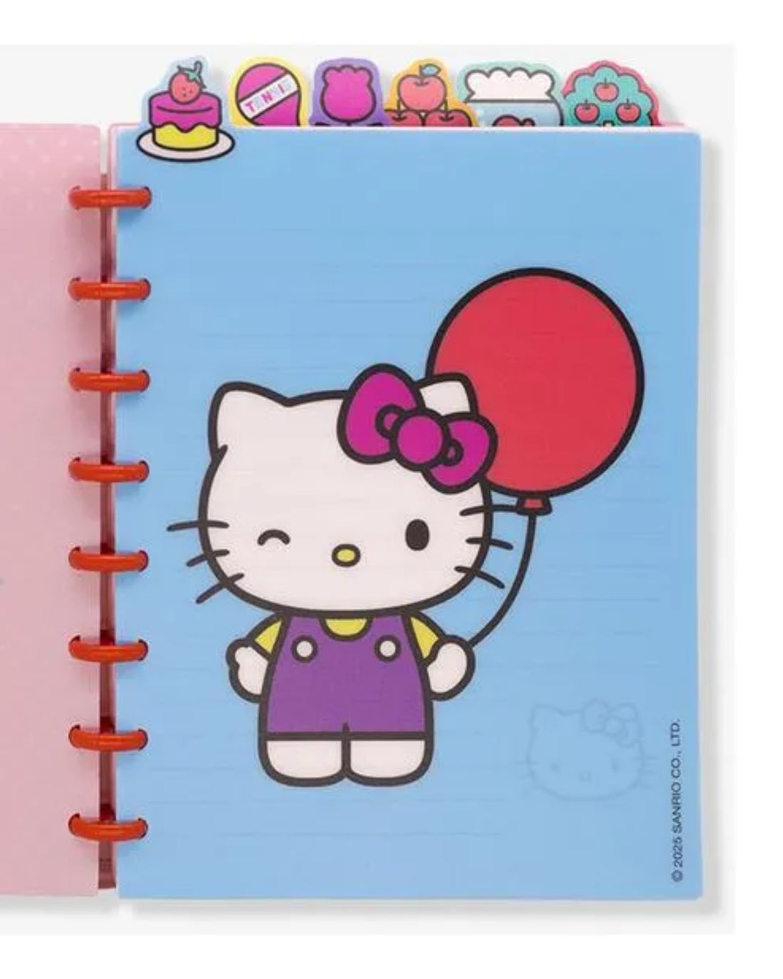 Caderno de Anotações com Divisória 21x16cm 100fls Hello Kitty