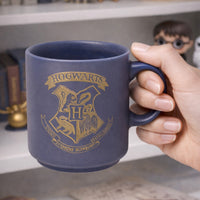 Caneca Mini Tina Cerâmica 100ml Brasão Hogwarts