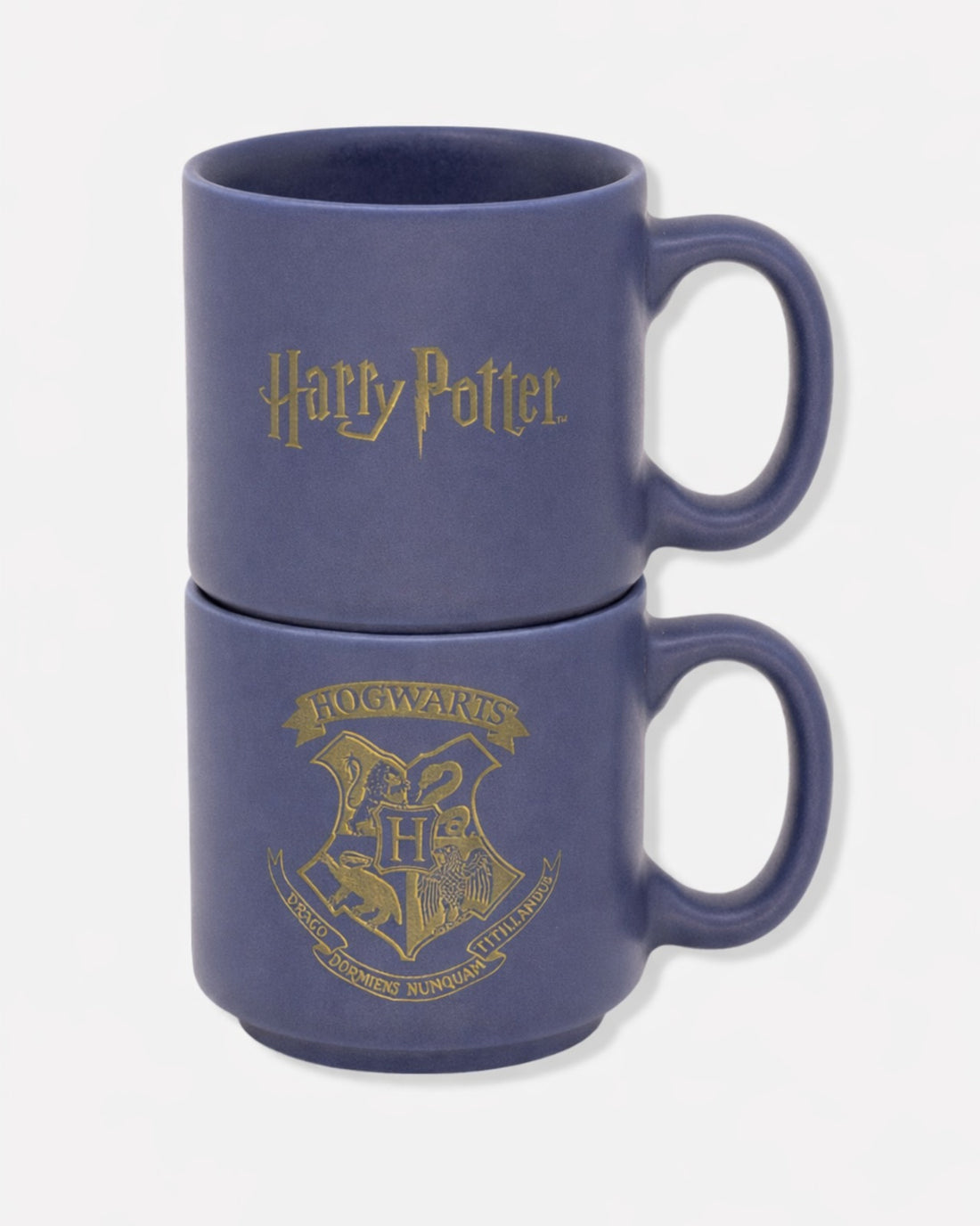 Caneca Mini Tina Cerâmica 100ml Brasão Hogwarts