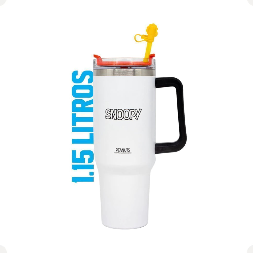 Canecão Térmico Tumbler Snoopy com Pingente – 1,15 L