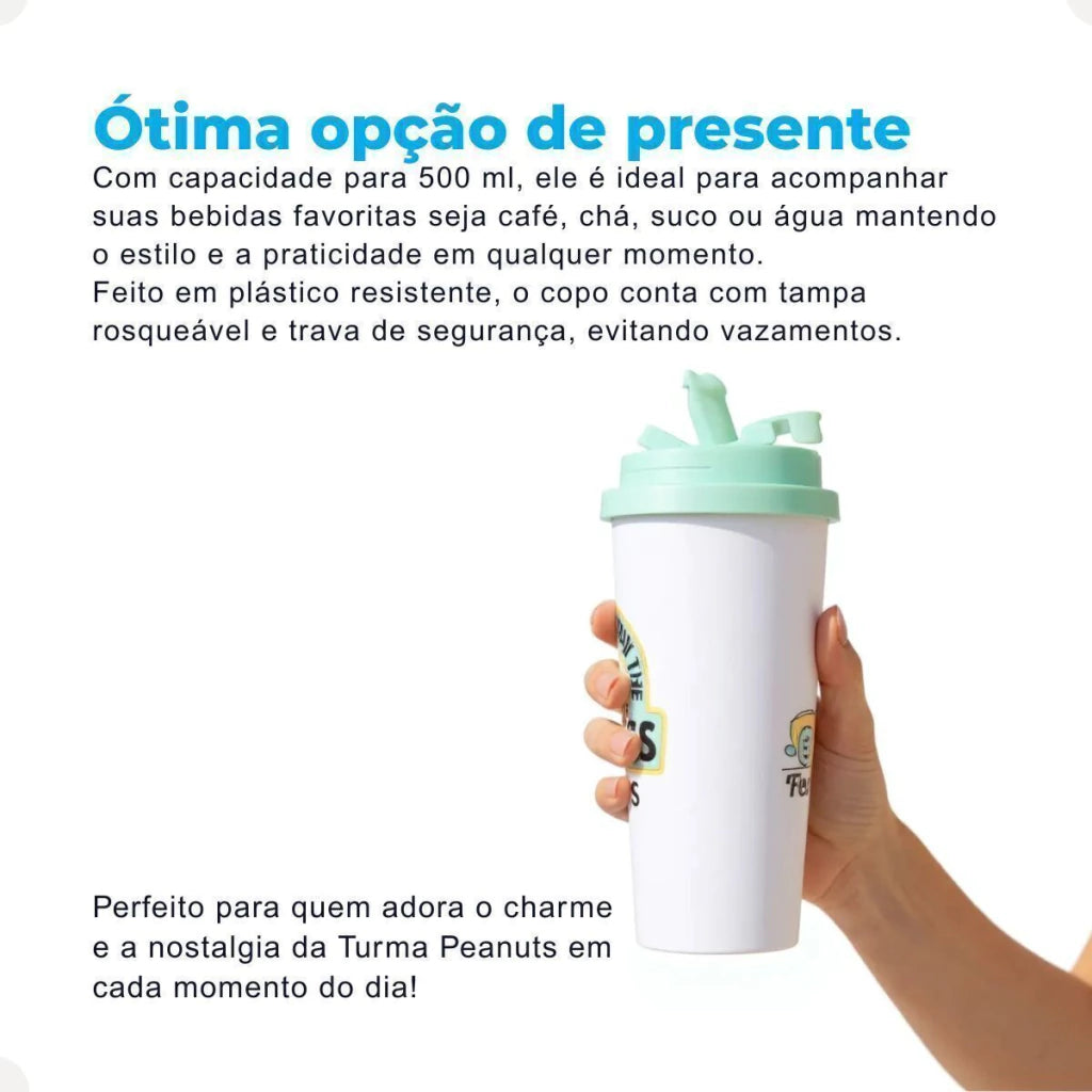 Copo Térmico Baker Snoopy – 500 ml
