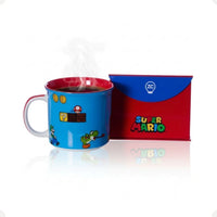 Caneca Tom Super Mario Azul em Cerâmica – 350 ml