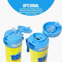 Garrafa Térmica Capsule com Canudo e Alça Bob Esponja – 450 ml