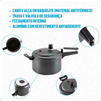 Panela de Pressão Magnific 3 L Grafite